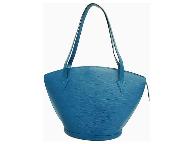 Borsa a Spalla Louis Vuitton Epi Saint Jacques Blu