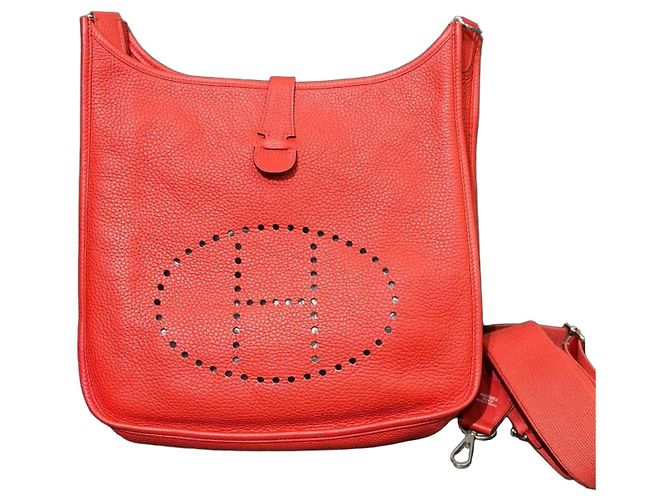 Borsa Hermès Evelyne TPM Rosso 