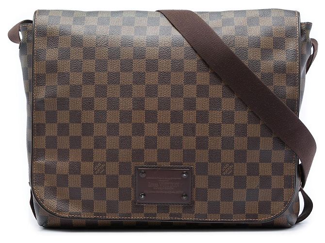 Louis Vuitton Marrom Damier Ebene Brooklyn MM