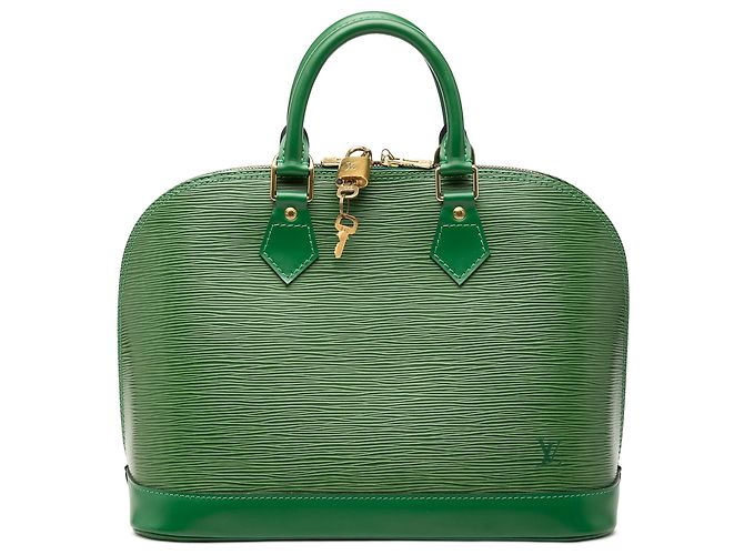 Louis Vuitton Green Epi Alma PM Vert