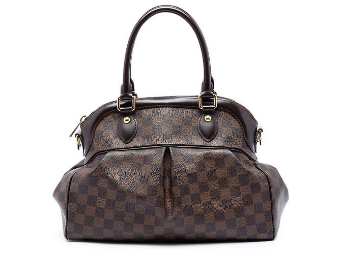 Louis Vuitton Marrón Damier Ebene Trevi PM Castaño