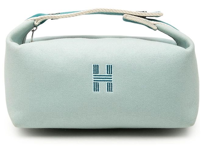 Étui de protection Hermès Blue Small Toile Bride A Brac Bleu Bleu clair