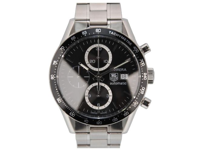 TAG Heuer Carrera Chronograph CV2010 Black Dial Automatic 41mm