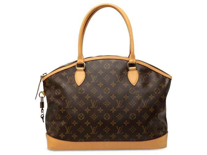 Louis Vuitton Braun Monogram Lockit Horizontal