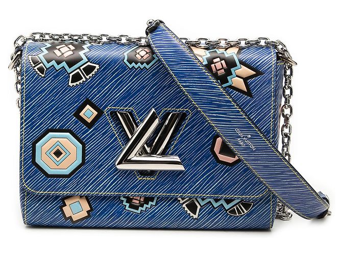 Louis Vuitton Blue Epi Denim Azteque Twist MM