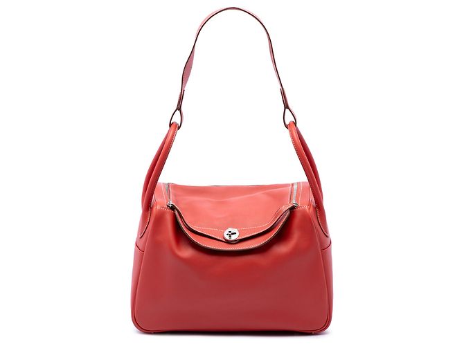 Hermès Red Swift Lindy 34 Rot