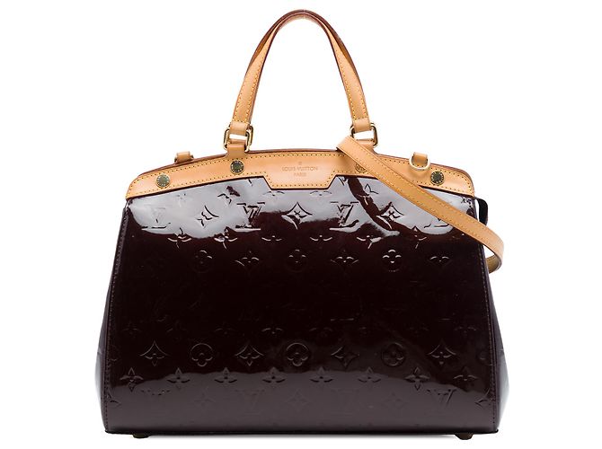 Louis Vuitton Purple Monogram Vernis Brea MM Violet