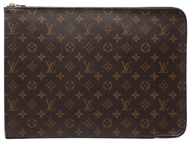 Louis Vuitton Poche Documents Portfolio Monogram Marrone