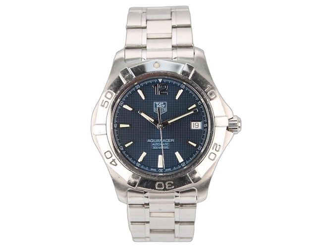 TAG Heuer Aquaracer WAF2112 Quadrante blu Automatico 39mm Silver hardware