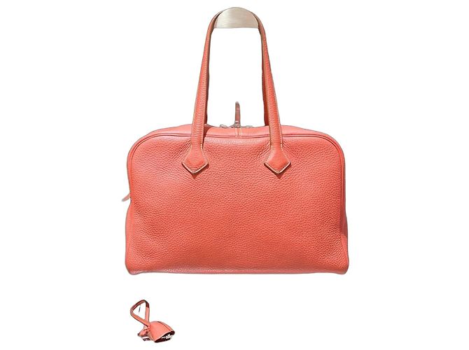 Bolsa de ombro Victoria Hermès Laranja