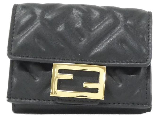 Fendi Lambskin Tri-fold Wallet