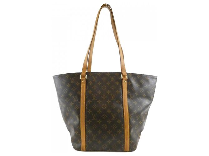 Bolsa de compras Louis Vuitton Monogram Marrom
