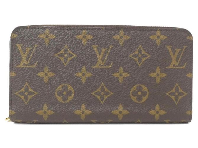 Louis Vuitton Monogram Zippy Wallet Brown