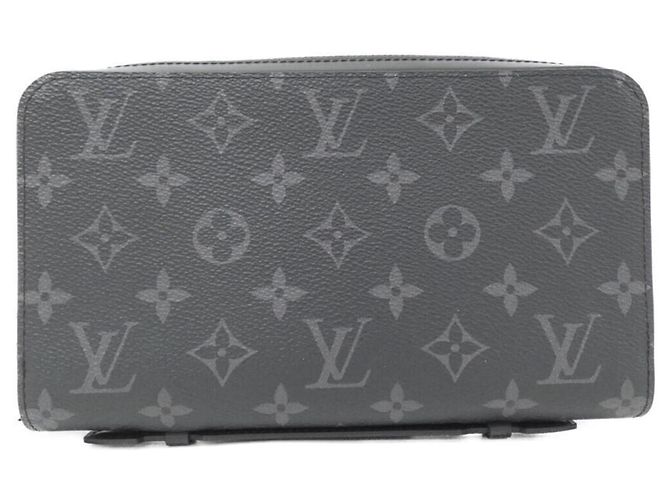 Portefeuille Zippy XL Monogram Eclipse Louis Vuitton Noir