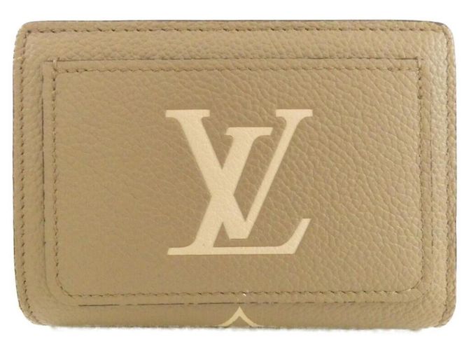 Louis Vuitton Bicolor Monogram Empreinte Wallet Beige Grey