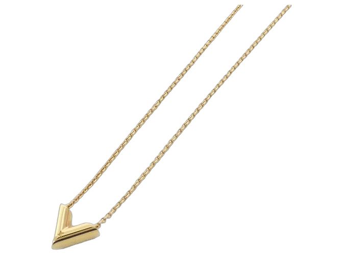 Collar Essential V Louis Vuitton Dorado
