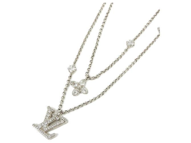 Collana Louis Vuitton Lady LV M02515 Argento