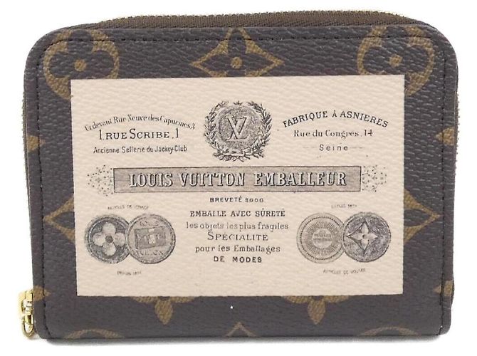 Portafoglio Monogram Zippy Louis Vuitton Marrone Rosa