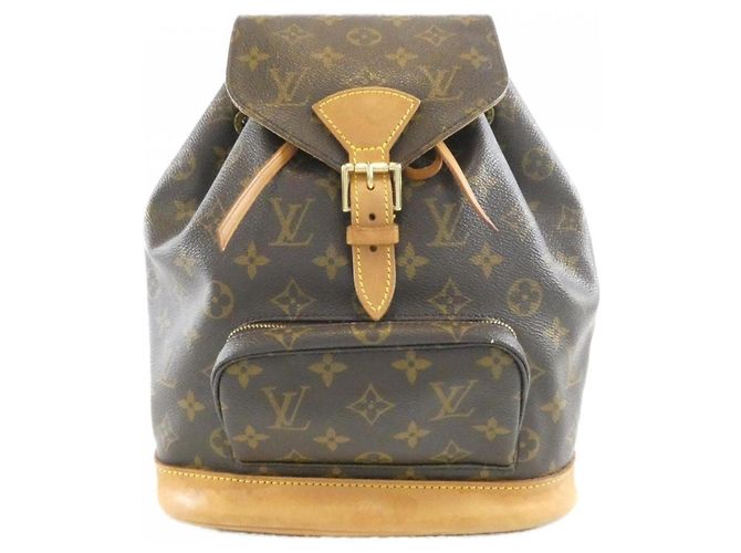 Louis Vuitton Monogram Montsouris MM Backpack Brown