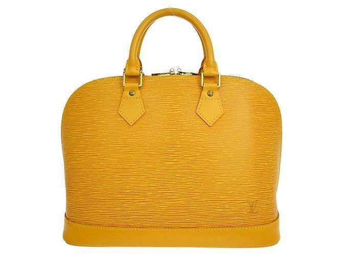Louis Vuitton Alma Epi MM Giallo
