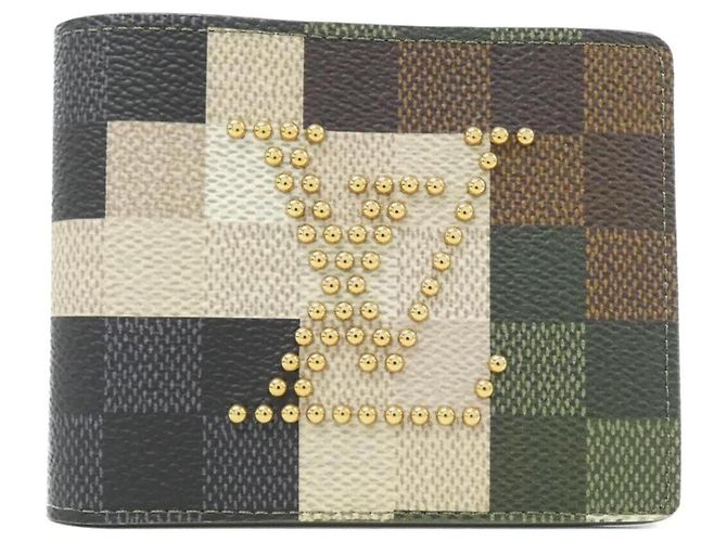 Louis Vuitton Damouflage Portefeuille Slender Light green