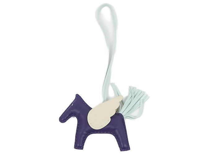 Hermès Pingente para bolsa Hermes Rodeo Pegasus Roxo Verde claro