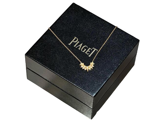 Collana Piaget Sunlight in oro rosa 18k e diamanti D'oro