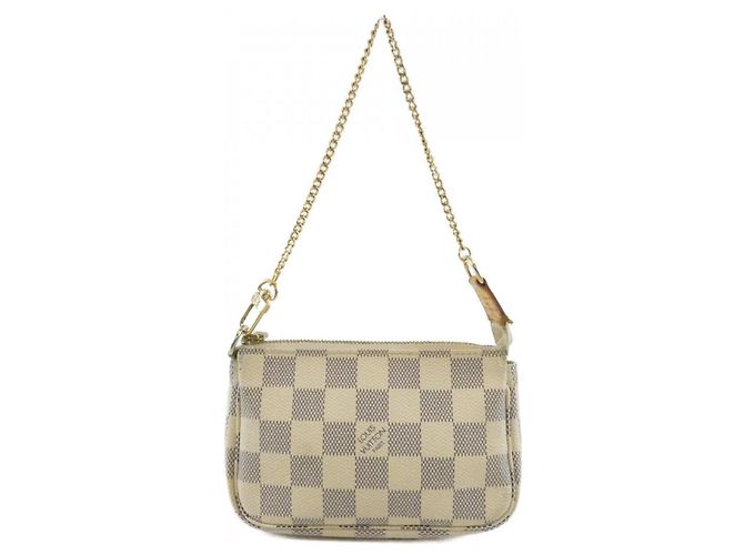 Louis Vuitton Damier Azur Mini Pochette Accessoires Blu