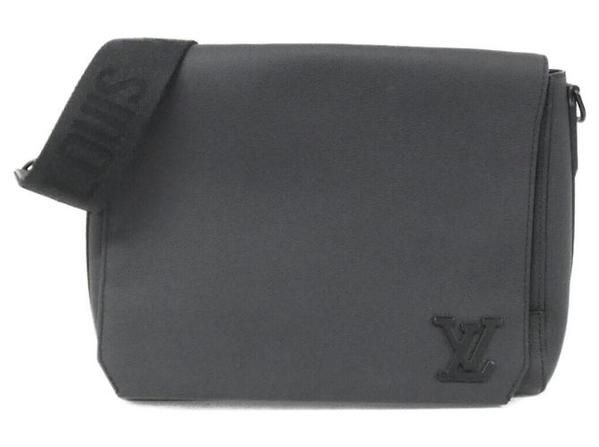 Borsa a tracolla Louis Vuitton LV Aerogram Takeoff Messenger Nero
