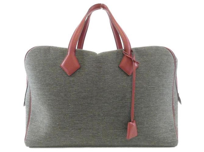 Hermès Hermes Victoria II 12H Handtasche Rot
