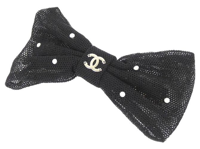 Barrette Chanel AAA265 de algodón azul marino