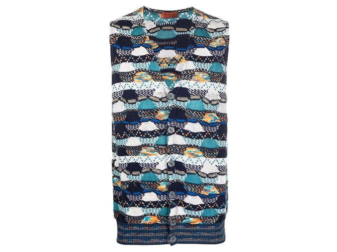 Missoni Multicolor Button-Front Vest Multiple colors