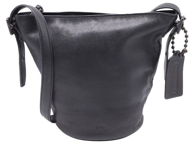 Mini Borsa Sport Bleecker in pelle nera Coach Nero
