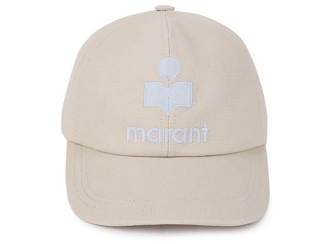 Isabel Marant Logo Cap Beige Braun