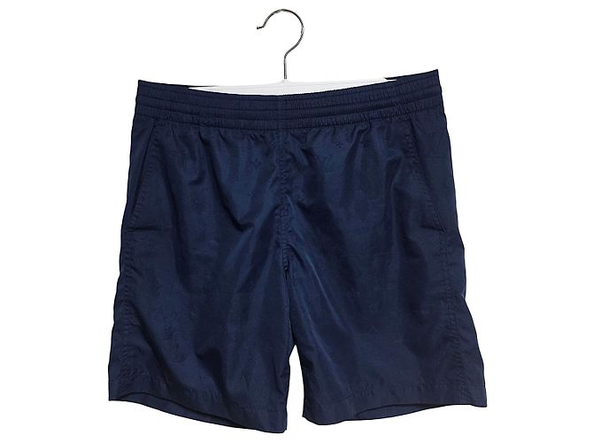 Louis Vuitton Short de baño Signature Monogram Azul