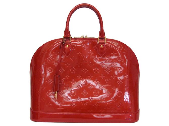 Louis Vuitton Alma Monogram Vernis GM Roja