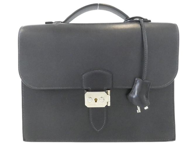 Hermès Hermes Sac à Dépêches Handbag Azul