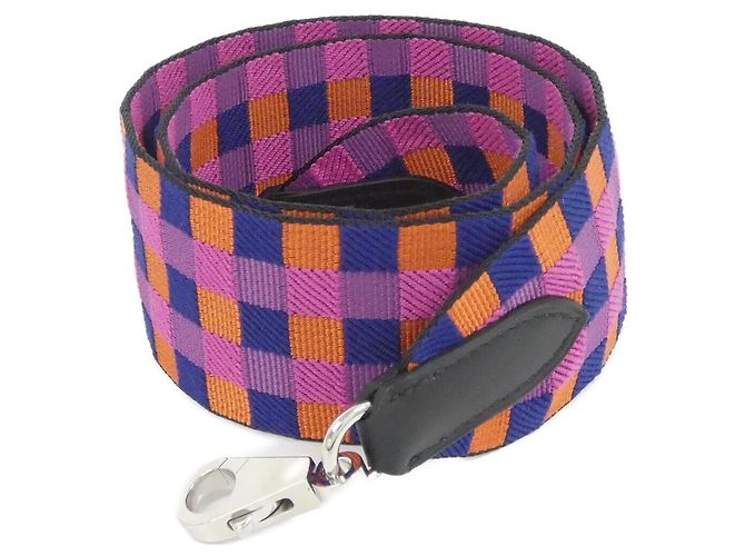 Hermès Hermes Sangle Maxi Cadreille Strap Negro Púrpura