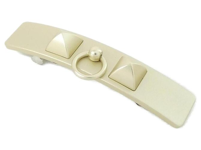 Hermès Hermes Crew Medor PM 241031G Accessorio per capelli fermaglio Argento D'oro