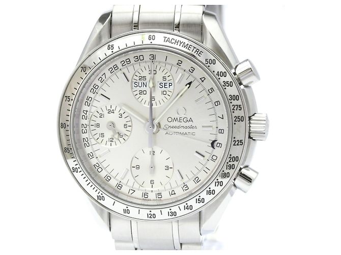 Orologio automatico in acciaio OMEGA Speedmaster Triple Date 3523.30