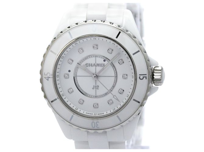 Reloj Chanel J12 Diamond Ceramic Quartz para mujer H5703