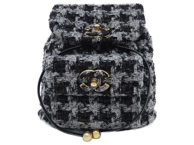 Chanel AS3615 Backpack Brown Black