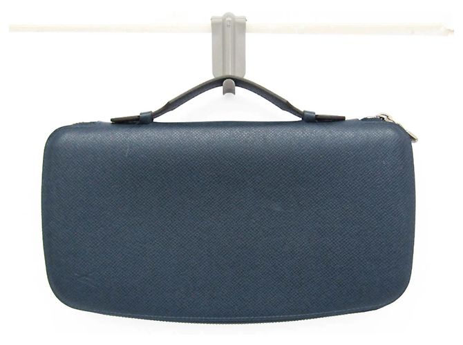 Louis Vuitton Atoll Organizer Taiga Leather Blue
