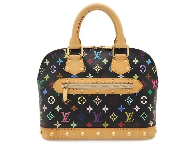 Bolsa Louis Vuitton Monogram Multicolor Alma Noir Preto