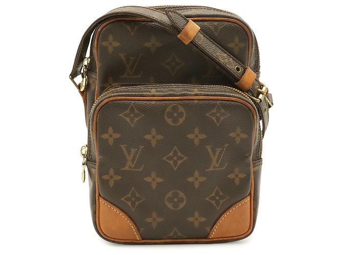 Pochette à bandoulière Louis Vuitton Monogram Amazon Marron