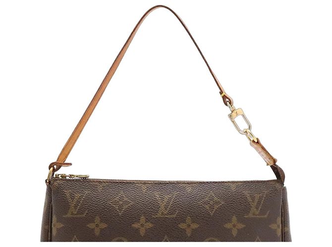 Handtasche Monogram Pochette Accessoires Louis Vuitton Braun