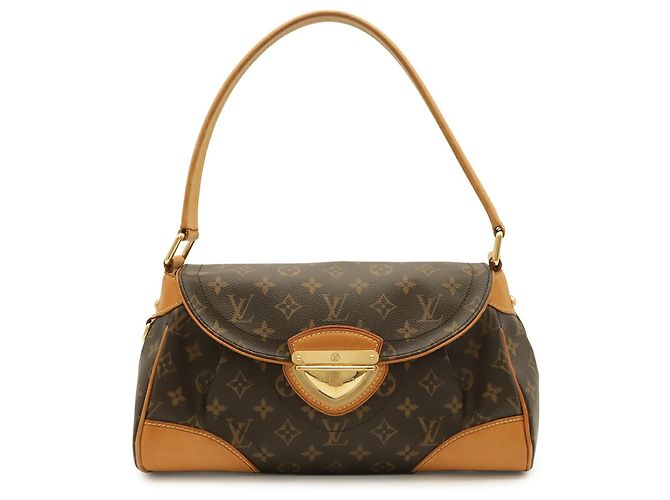 Bolso de Hombro Louis Vuitton Monogram Beverly MM Castaño