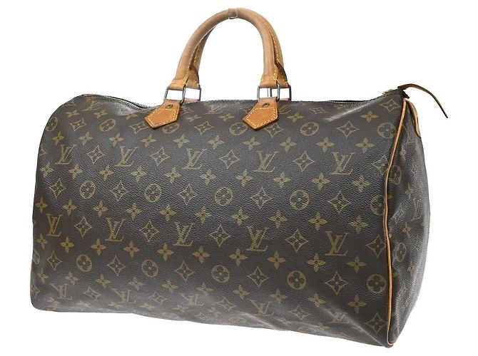 Louis Vuitton Speedy Monogram Canvas 40 Marrone