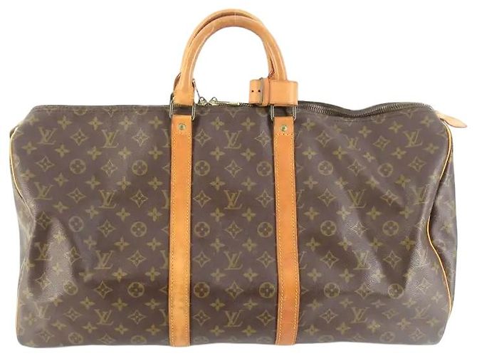 Louis Vuitton Keepall Monogram Canvas 55 Marrom