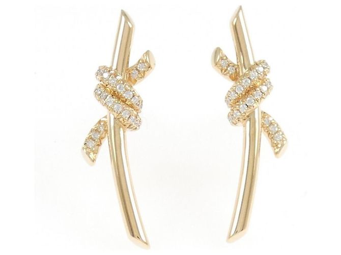 Tiffany & Co Orecchini Tiffany Knot in oro rosa